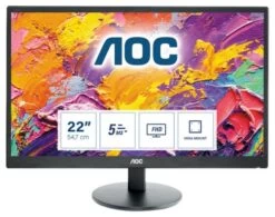 AOC 70 Series E2270SWHN LED Display 54,6 Cm (21.5") 1920 X 1080 Pixels Full HD Zwart -Bosch Winkel AOC Monitoren en displays 3 2
