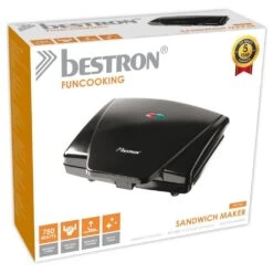 Bestron AMG750Z Tosti-IJzer Zwart -Bosch Winkel Bestron AMG750Z Tosti IJzer Zwart 2