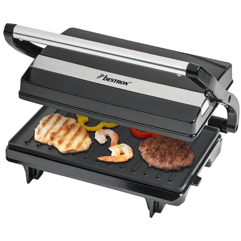 Bestron APM123Z Panini Grill Zwart 5 Bestron APM123Z Panini Grill Zwart - Afbeelding 3