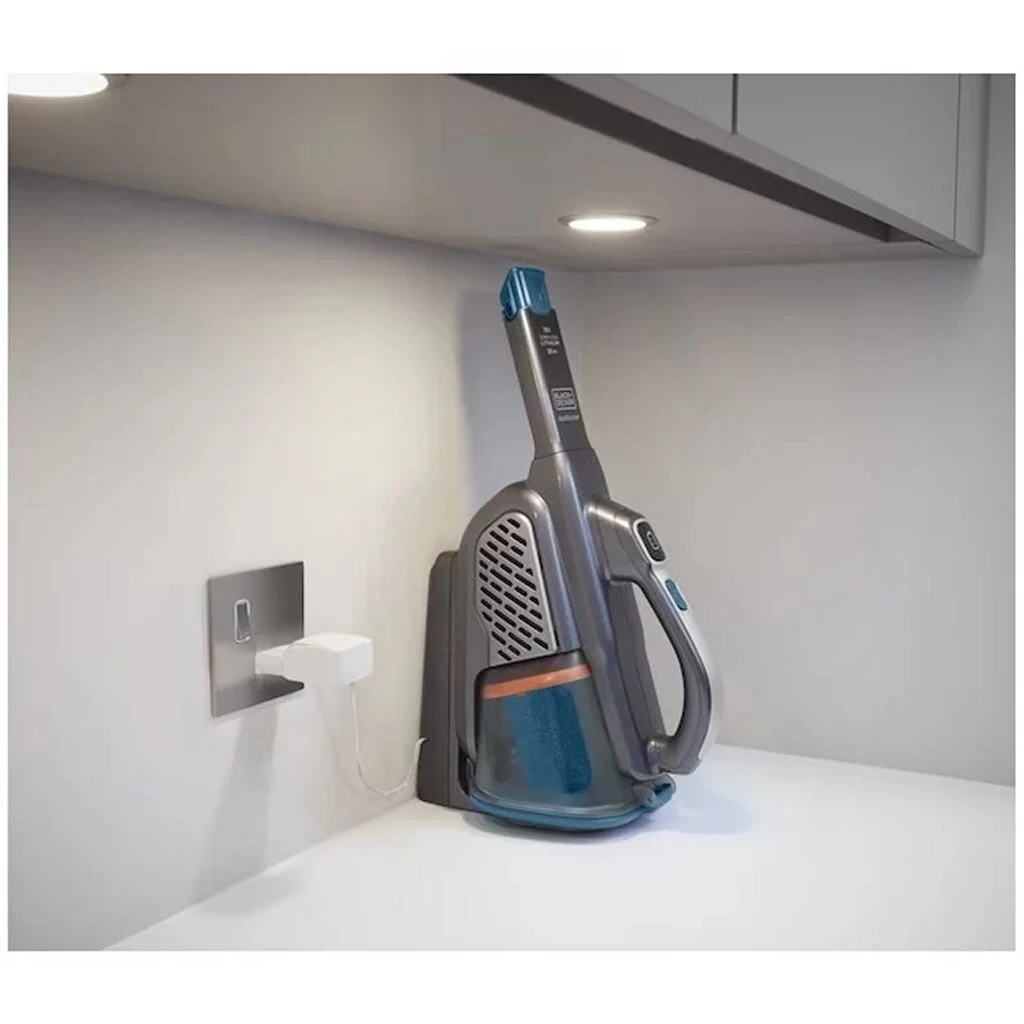 Black&Decker BHHV520BF-QW Kruimelzuiger Grijs/Blauw 6 Black&Decker BHHV520BF-QW Kruimelzuiger Grijs/Blauw - Afbeelding 4