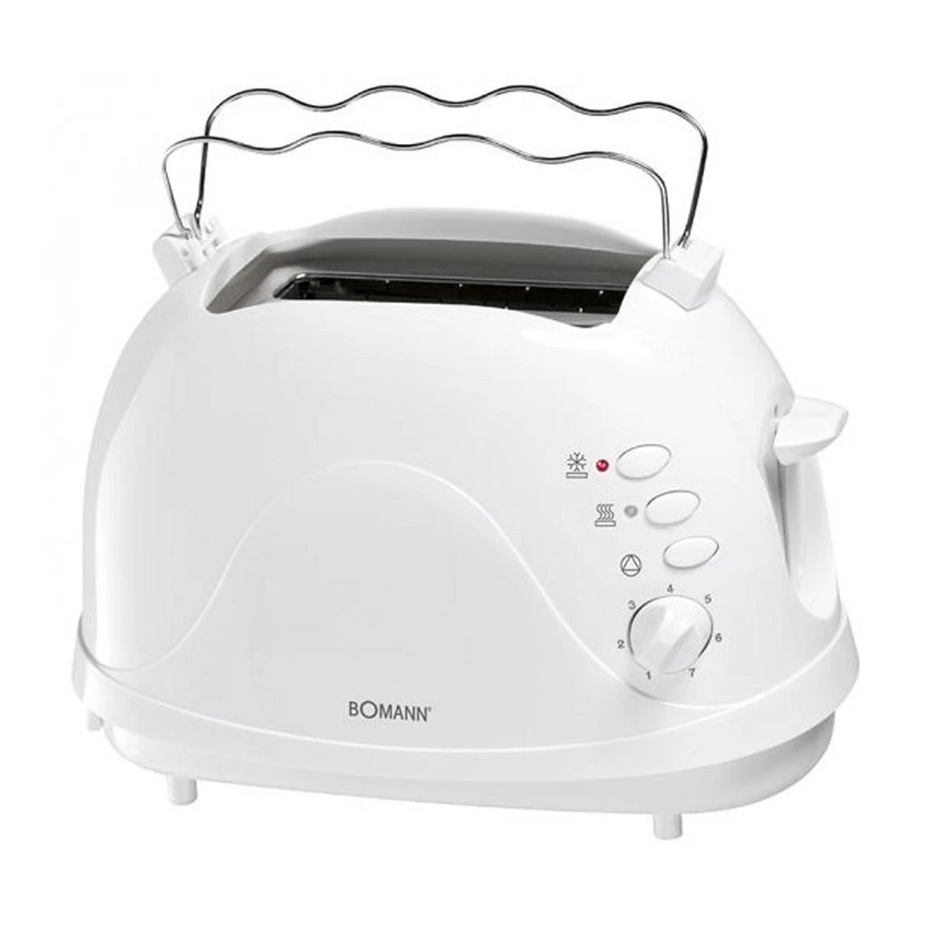 Bomann TA 246 CB Broodrooster 700W Wit 3 Bomann TA 246 CB Broodrooster 700W Wit
