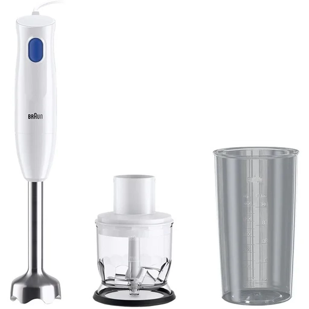 Braun MQ10.201M Staafmixer Wit/RVS 3 Braun MQ10.201M Staafmixer Wit/RVS