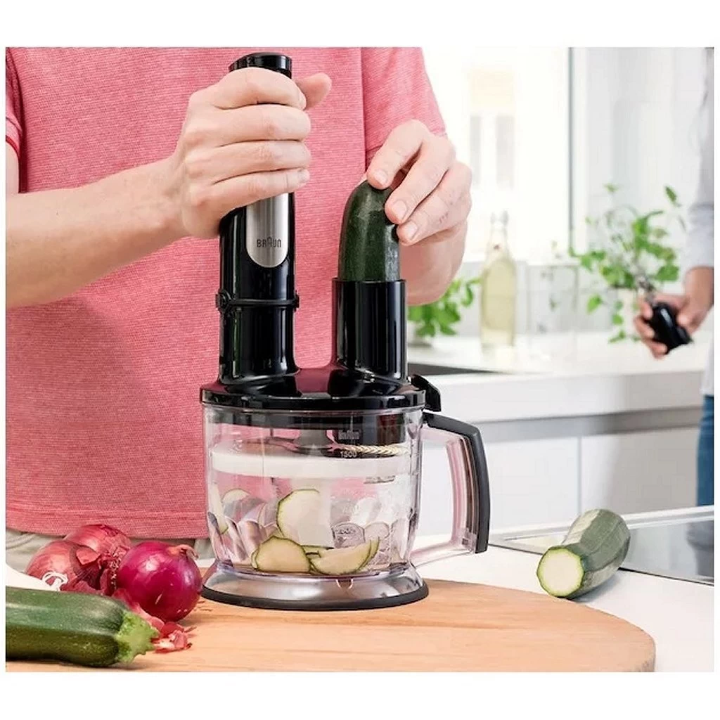 Braun MQ7075X Multiquick 7 Staafmixer Set Zwart/RVS 5 Braun MQ7075X Multiquick 7 Staafmixer Set Zwart/RVS - Afbeelding 3