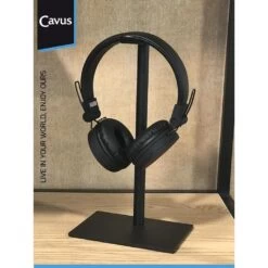 Cavus CAV-HSB-SQUARE Sphere Hoofdtelefoon Standaard Zwart/Staal -Bosch Winkel Cavus CAV HSB SQUARE Sphere Hoofdtelefoon Standaard ZwartStaal 2