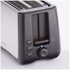 Cloer 3569 King Size Broodrooster RVS/Zwart -Bosch Winkel Cloer 3569 King Size Broodrooster RVSZwart 2