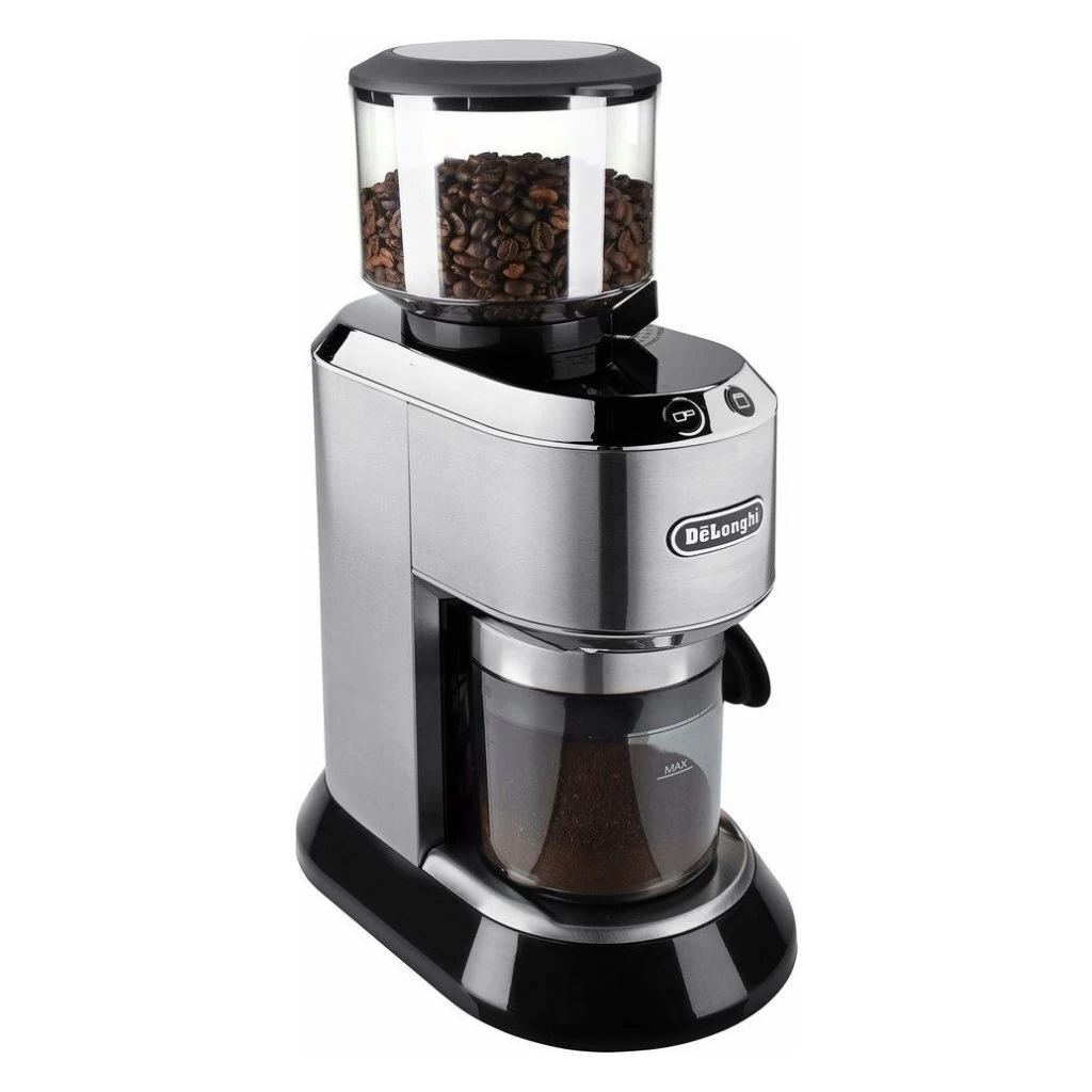 Delonghi KG520M Dedica Koffiemolen Zilver/Zwart 3 Delonghi KG520M Dedica Koffiemolen Zilver/Zwart