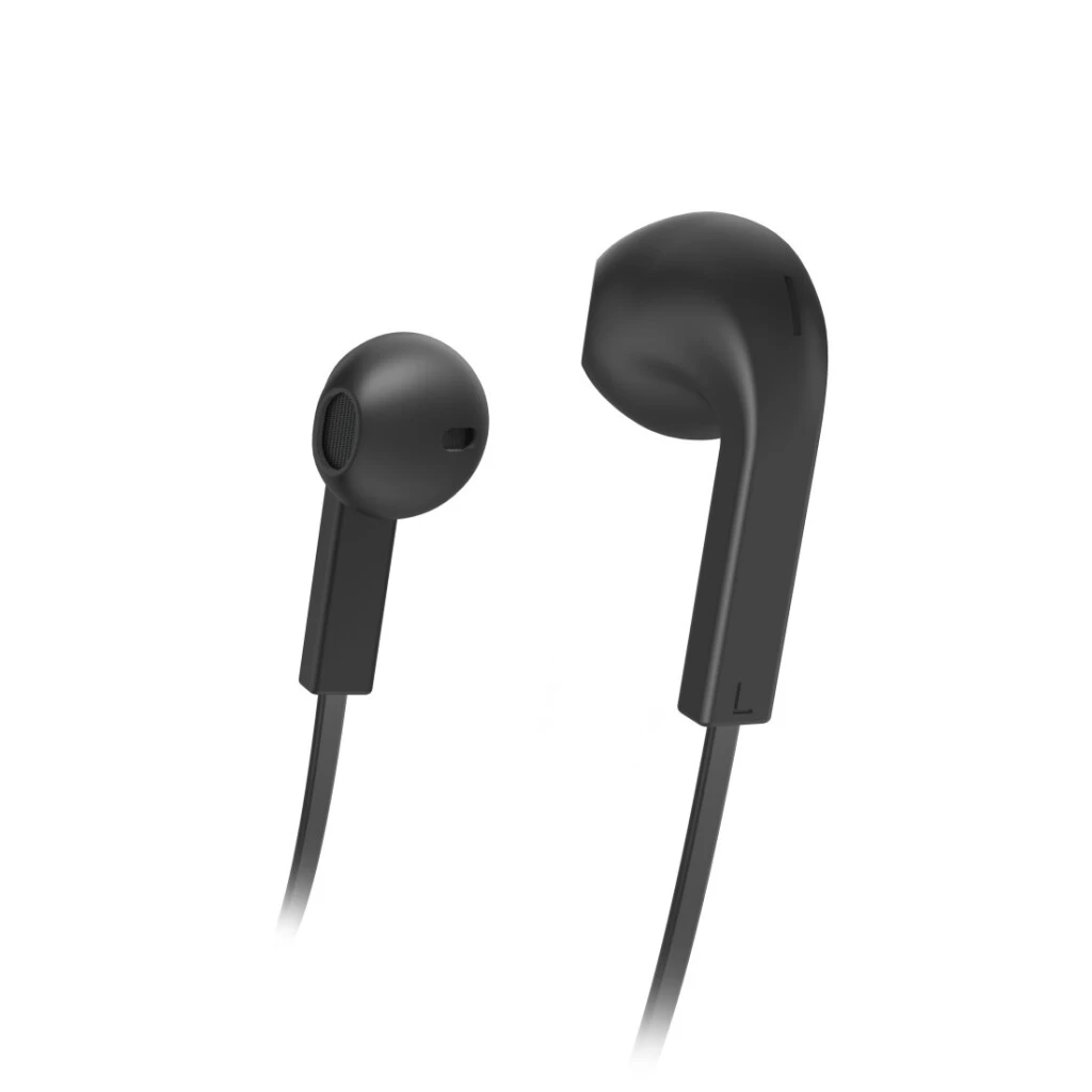 Hama Oordopjes Advance Earbuds Microfoon Platte Kabel Zwart 3 Hama Oordopjes Advance Earbuds Microfoon Platte Kabel Zwart