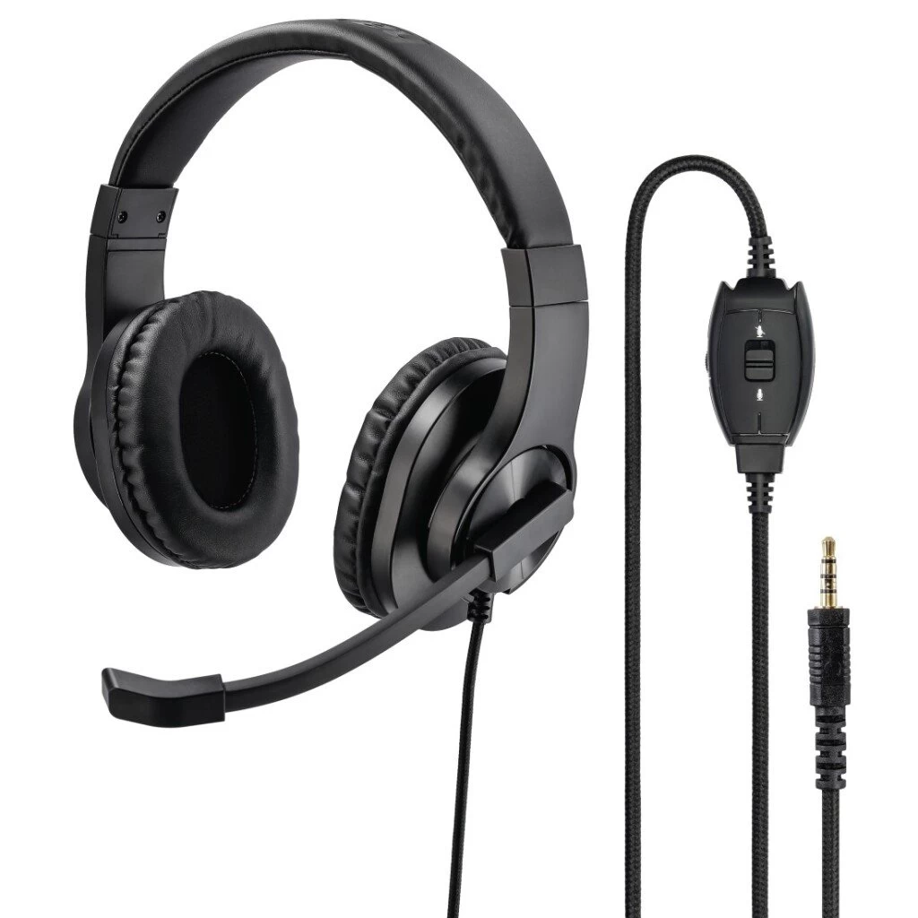 Hama PC-Office-headset HS-P350 Stereo Zwart 3 Hama PC-Office-headset HS-P350 Stereo Zwart
