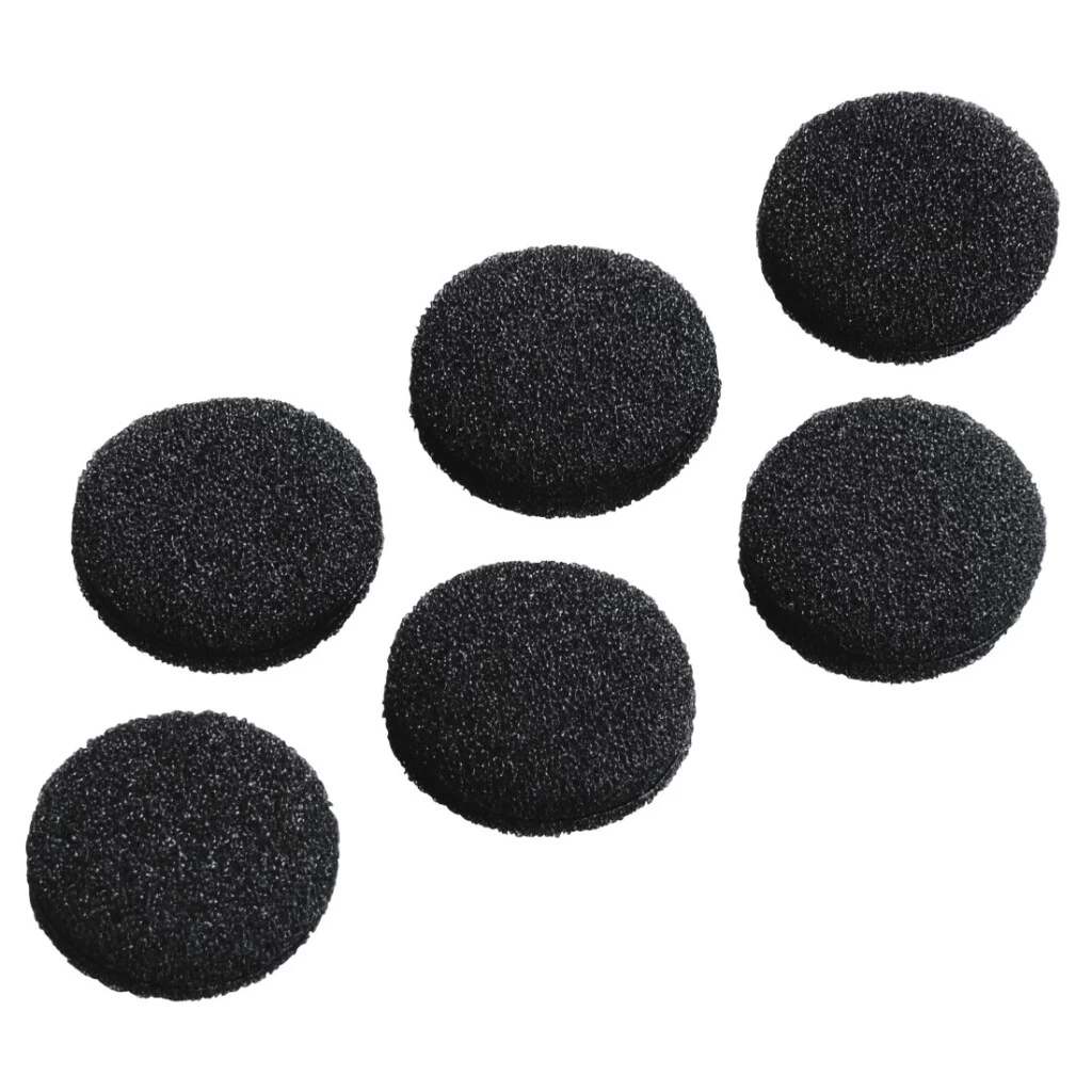Hama Vervangende Oorschuimstofbekledingen Ø 19 Mm 6 Stuks Zwart 3 Hama Vervangende Oorschuimstofbekledingen Ø 19 Mm 6 Stuks Zwart