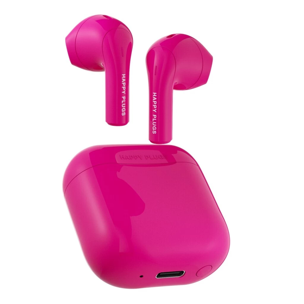 Happy Plugs Hoofdtelefoon True Wireless Joy Cerise 4 Happy Plugs Hoofdtelefoon True Wireless Joy Cerise - Afbeelding 2