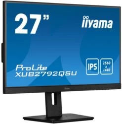 Iiyama XUB2792QSU-B5 Computer Monitor 68,6 Cm (27") 2560 X 1440 Pixels Full HD LED Zwart -Bosch Winkel Iiyama Computer monitoren 3 5