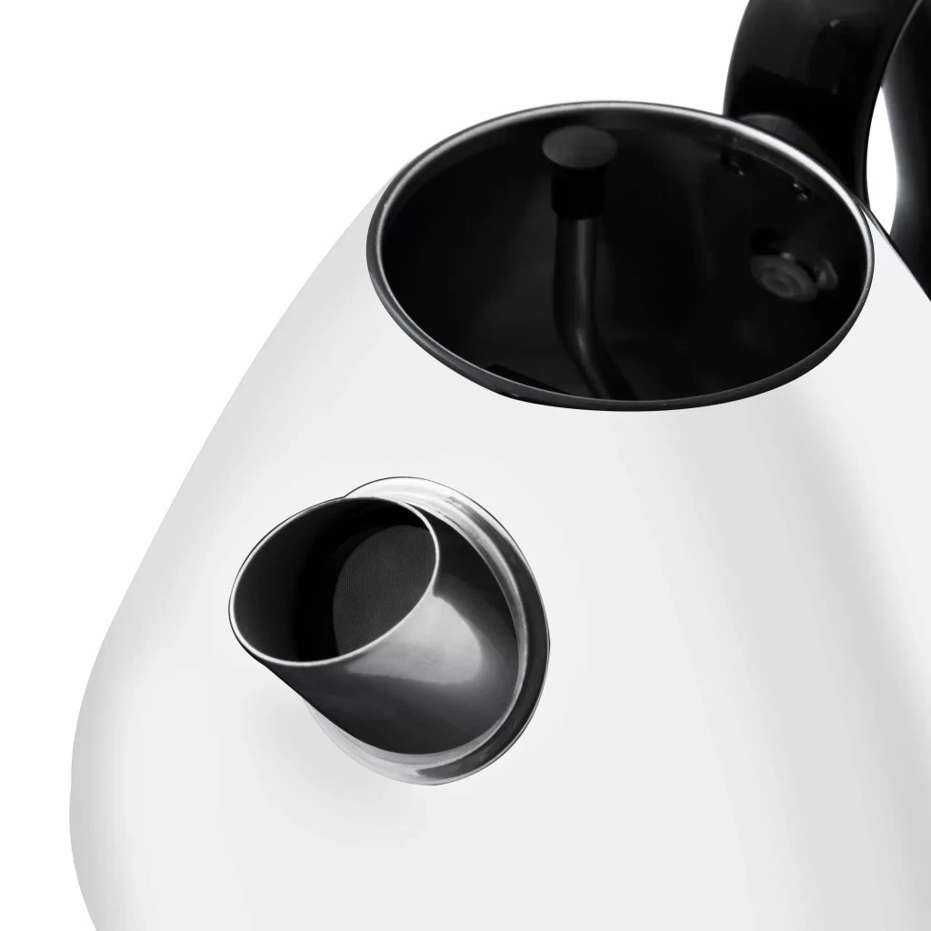 Inventum HW617W Retro Waterkoker 1.7L 2200W Wit/Zwart 5 Inventum HW617W Retro Waterkoker 1.7L 2200W Wit/Zwart - Afbeelding 3