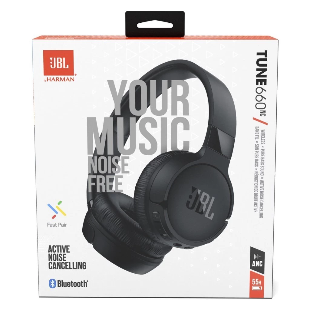 JBL T660NC Draadloze Hoofdtelefoon Zwart 5 JBL T660NC Draadloze Hoofdtelefoon Zwart - Afbeelding 3