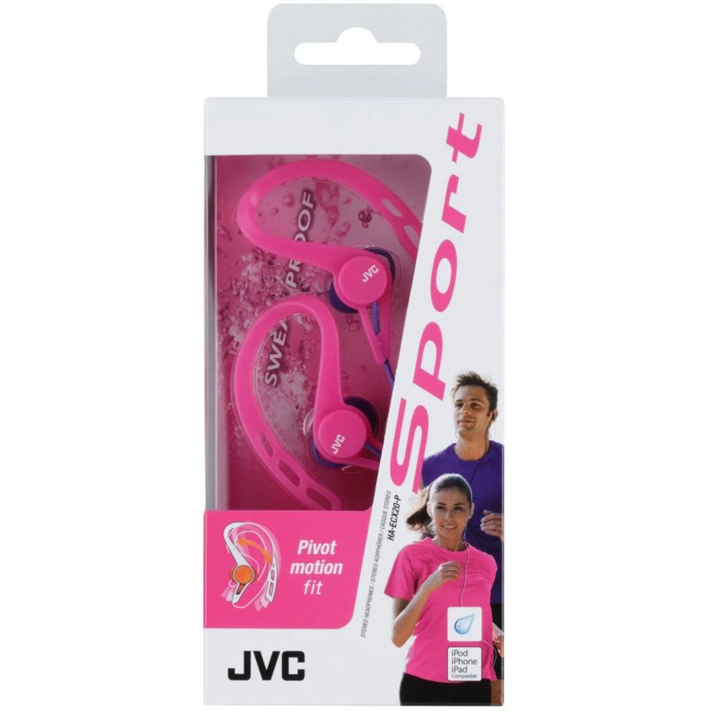 JVC Jvc Sport In-ear Ha-ecx20 Roze 3 JVC Jvc Sport In-ear Ha-ecx20 Roze
