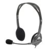 Logitech H111 Stereo Headset Grijs/Zwart 1 Logitech H111 Stereo Headset Grijs/Zwart -Bosch Winkel Logitech H111 Stereo Headset GrijsZwart
