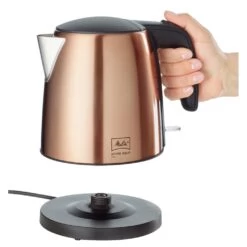 Melitta 1018-05 Prime Aqua Mini Waterkoker 1L 2200W Koper/Zwart -Bosch Winkel Melitta 1018 05 Prime Aqua Mini Waterkoker 1L 2200W KoperZwart 1