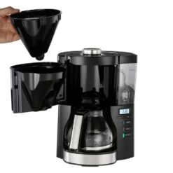Melitta 1025-08 Look Timer Koffiezetapparaat Zwart/RVS -Bosch Winkel Melitta 1025 08 Look Timer Koffiezetapparaat ZwartRVS 3