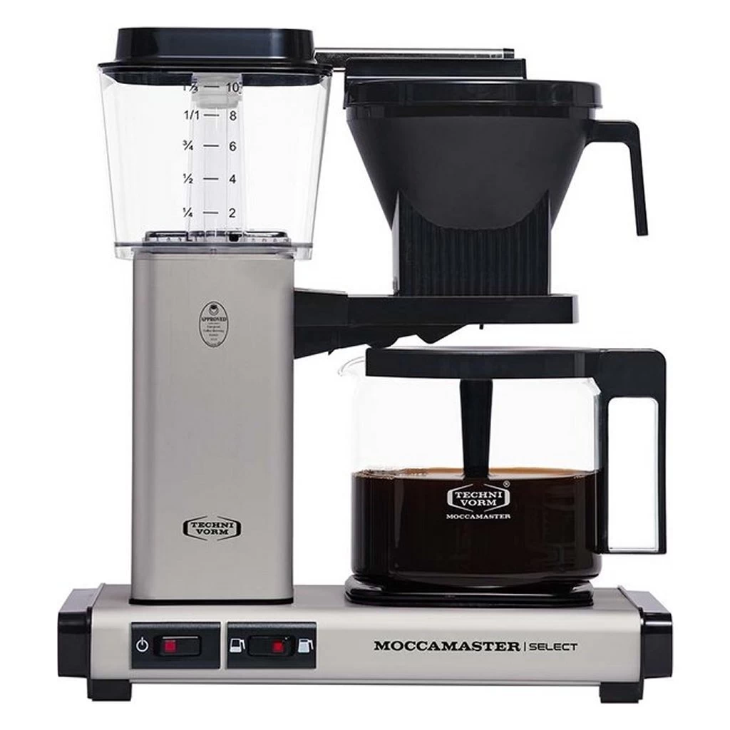 Moccamaster KBG Select Koffiezetapparaat Mat Zilver 3 Moccamaster KBG Select Koffiezetapparaat Mat Zilver
