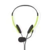 Nedis CHST100GN Pc-headset On-ear 2x 3,5 Mm Connectoren 2,0 M Groen -Bosch Winkel Nedis CHST100GN Pc headset On ear 2x 35 Mm Connectoren 20 M Groen