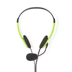 Nedis CHST100GN Pc-headset On-ear 2x 3,5 Mm Connectoren 2,0 M Groen