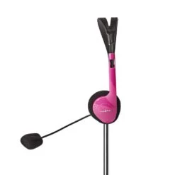 Nedis CHST100PK Pc-headset On-ear 2x 3,5 Mm Connectoren 2,0 M Roze -Bosch Winkel Nedis CHST100PK Pc headset On ear 2x 35 Mm Connectoren 20 M Roze 3