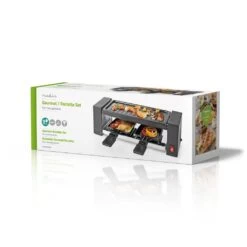 Nedis FCRA210FBK2 Gourmet Raclette Grill Voor 2 Personen -Bosch Winkel Nedis FCRA210FBK2 Gourmet Raclette Grill voor 2 Personen 8