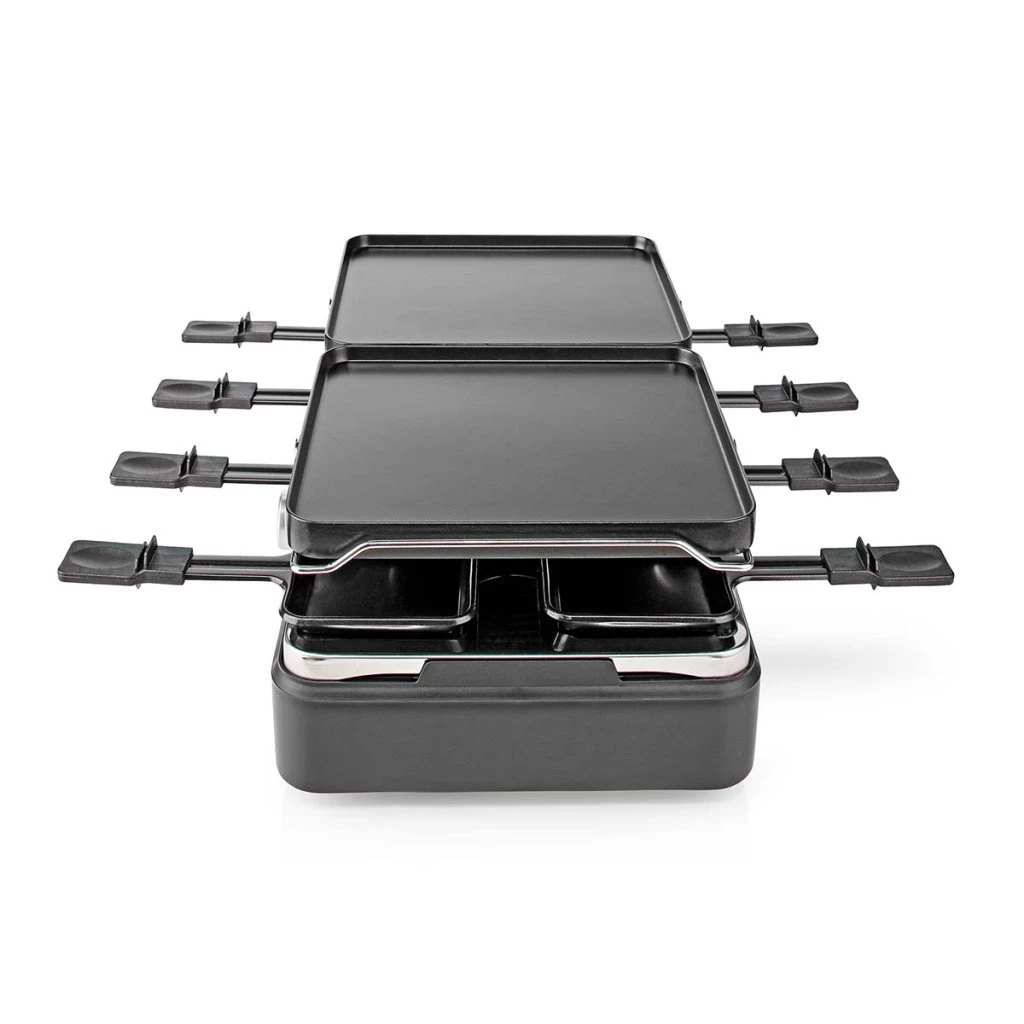 Nedis FCRA300FBK8 Gourmet Raclette Steen Grill Voor 8 Personen 8 Nedis FCRA300FBK8 Gourmet Raclette Steen Grill Voor 8 Personen - Afbeelding 6