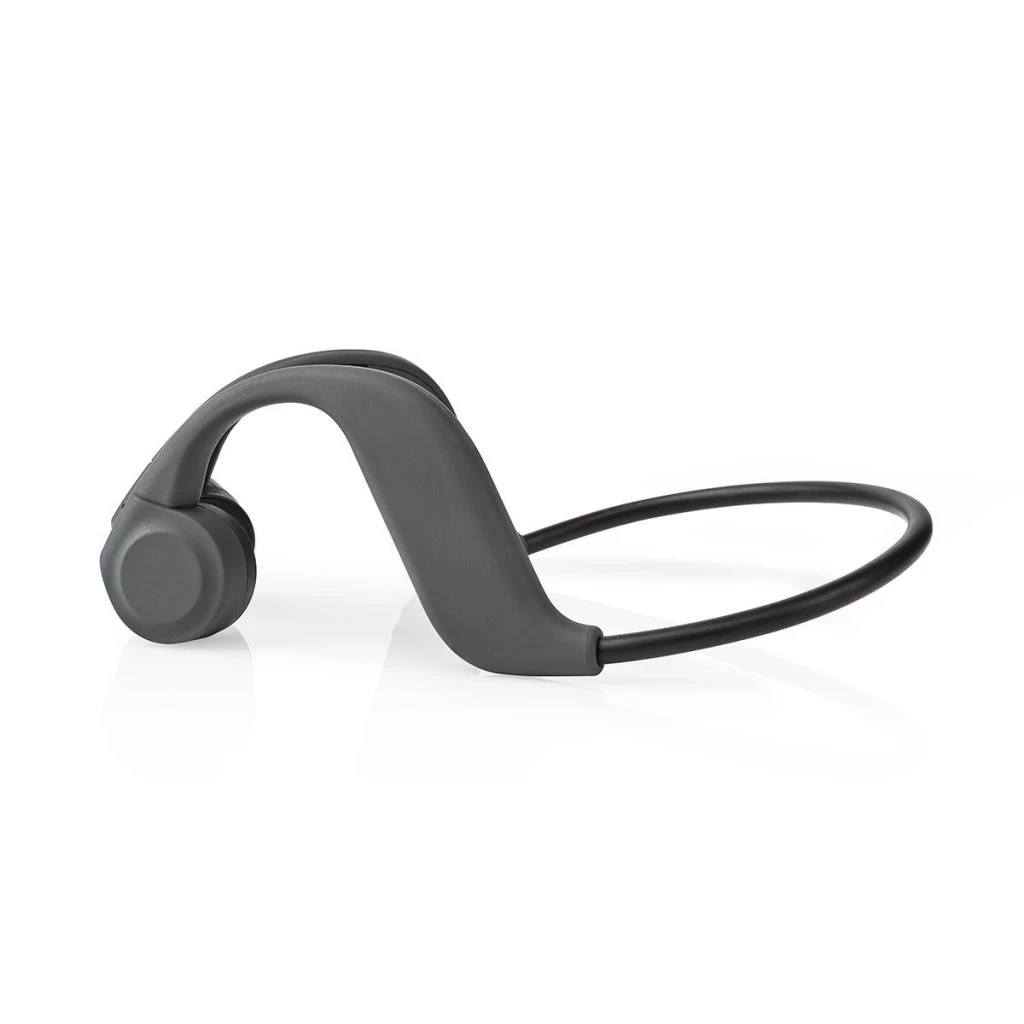 Nedis HPBT5400GY Bone Conduction Hoofdtelefoon Afspeeltijd 6,5 Uur Bluetooth®-verbinding 8 Gb Intern Geheugen Grijs 6 Nedis HPBT5400GY Bone Conduction Hoofdtelefoon Afspeeltijd 6,5 Uur Bluetooth®-verbinding 8 Gb Intern Geheugen Grijs - Afbeelding 4