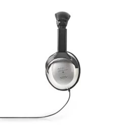 Nedis HPWD1200BK Over-ear Koptelefoon Bedraad 2,70 M Zilver/zwart -Bosch Winkel Nedis HPWD1200BK Over ear Koptelefoon Bedraad 270 M Zilverzwart 1