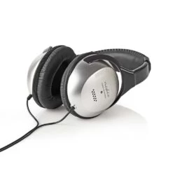 Nedis HPWD1200BK Over-ear Koptelefoon Bedraad 2,70 M Zilver/zwart -Bosch Winkel Nedis HPWD1200BK Over ear Koptelefoon Bedraad 270 M Zilverzwart 4