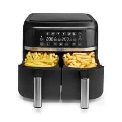 Nedis KAAFD350EBK Heteluchtfriteuse 2×3.8L 3000W Zwart -Bosch Winkel Nedis KAAFD350EBK Heteluchtfriteuse 2x3.8L 3000W Zwart 5
