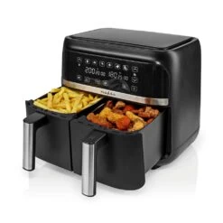 Nedis KAAFD350EBK Heteluchtfriteuse 2×3.8L 3000W Zwart -Bosch Winkel Nedis KAAFD350EBK Heteluchtfriteuse 2x3.8L 3000W Zwart 7