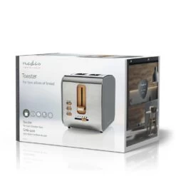 Nedis KABT510EGY Broodrooster 2 Brede Sleuven Soft-touch Grijs 14 Nedis KABT510EGY Broodrooster 2 Brede Sleuven Soft-touch Grijs -Bosch Winkel Nedis KABT510EGY Broodrooster 2 Brede Sleuven Soft touch Grijs 3