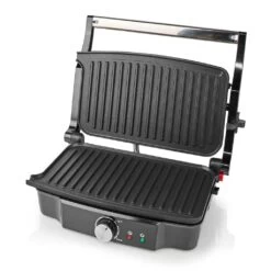 Nedis KAGR131FSR Contact Grill 1500 W 27.8 X 17 Cm Regelbare Temperatuur Kunststof / Roestvrij Staal -Bosch Winkel Nedis KAGR131FSR Contact Grill 1500 W 27.8 X 17 Cm Regelbare Temperatuur Kunststof Roestvrij Staal 5