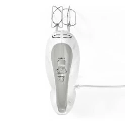 Nedis KAHM100CWT Handmixer 200 W 5-snelheden Turbo-functie 2 Deeghaken / 2 Kloppers Grijs / Wit 17 Nedis KAHM100CWT Handmixer 200 W 5-snelheden Turbo-functie 2 Deeghaken / 2 Kloppers Grijs / Wit -Bosch Winkel Nedis KAHM100CWT Handmixer 200 W 5 snelheden Turbo functie 2 Deeghaken 2 Kloppers Grijs Wit 6