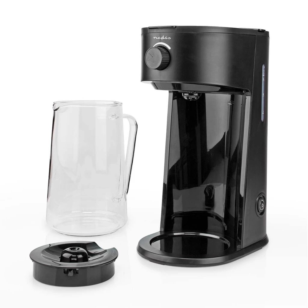 Nedis KAICM200FBK IJskoffie & IJsthee Maker Filter Koffie 2.5 L 6 Kopjes Zwart 11 Nedis KAICM200FBK IJskoffie & IJsthee Maker Filter Koffie 2.5 L 6 Kopjes Zwart - Afbeelding 9