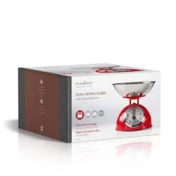 Nedis KASC110RD Retro Keukenweegschaal Analoog Metaal Rood 9 Nedis KASC110RD Retro Keukenweegschaal Analoog Metaal Rood -Bosch Winkel Nedis KASC110RD Retro Keukenweegschaal Analoog Metaal Rood 3