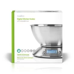 Nedis KASC111SI Digitale Keukenweegschaal Verlicht Lcd-scherm Temperatuur Wekker Metaal 8 Nedis KASC111SI Digitale Keukenweegschaal Verlicht Lcd-scherm Temperatuur Wekker Metaal -Bosch Winkel Nedis KASC111SI Digitale Keukenweegschaal Verlicht Lcd scherm Temperatuur Wekker Metaal 2