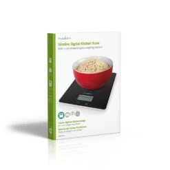 Nedis KASC610BK Keukenweegschaal Digitaal Glas / Kunststof Zwart -Bosch Winkel Nedis KASC610BK Keukenweegschaal Digitaal Glas Kunststof Zwart 8