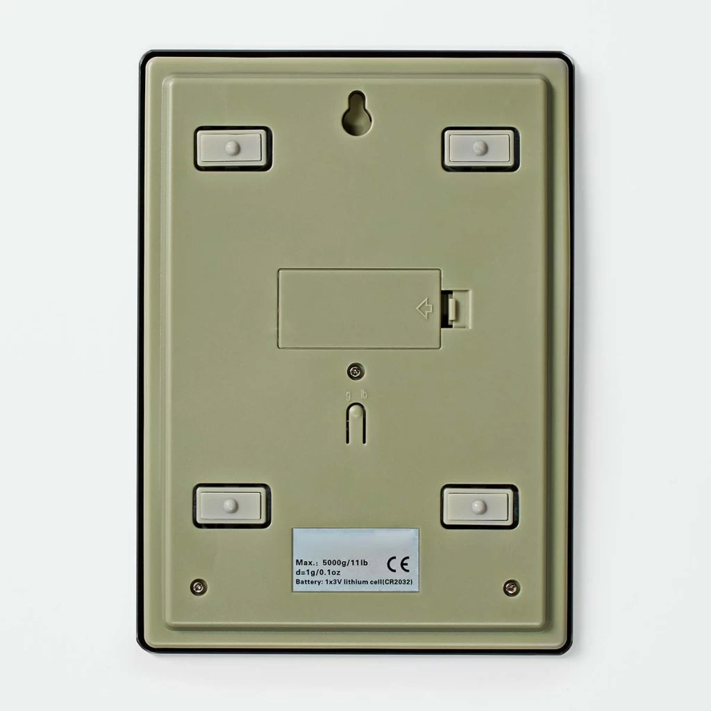 Nedis KASC620BK Keukenweegschaal Digitaal Glas / Kunststof Cr 2032 Batterij Zwart 8 Nedis KASC620BK Keukenweegschaal Digitaal Glas / Kunststof Cr 2032 Batterij Zwart - Afbeelding 6