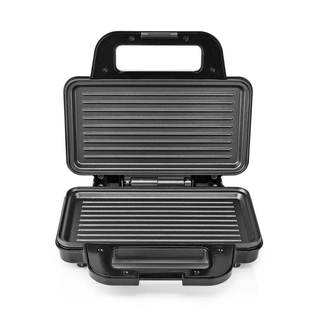 Nedis KASG100FBK Sandwich Maker Zwart/Zilver 6 Nedis KASG100FBK Sandwich Maker Zwart/Zilver - Afbeelding 4