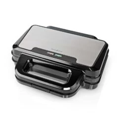 Nedis KASG100FBK Sandwich Maker Zwart/Zilver 18 Nedis KASG100FBK Sandwich Maker Zwart/Zilver -Bosch Winkel Nedis KASG100FBK Sandwich Maker ZwartZilver 7