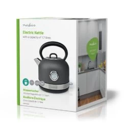 Nedis KAWK310EGY Waterkoker 1.7L 2150W Grijs -Bosch Winkel Nedis KAWK310EGY Waterkoker 1.7L 2150W Grijs 5