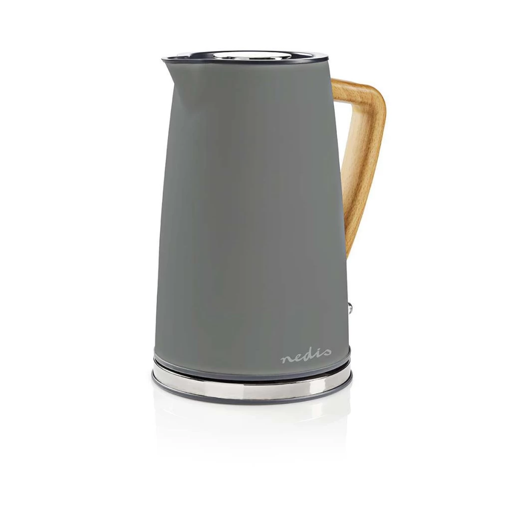 Nedis KAWK510EGY Waterkoker 1,7L 2200W Soft-Touch Grijs 6 Nedis KAWK510EGY Waterkoker 1,7L 2200W Soft-Touch Grijs - Afbeelding 4