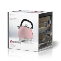 Nedis KAWK520EPK Waterkoker 1,8L 2200W Soft-Touch Roze 19 Nedis KAWK520EPK Waterkoker 1,8L 2200W Soft-Touch Roze -Bosch Winkel Nedis KAWK520EPK Waterkoker 18L 2200W Soft Touch Roze 8