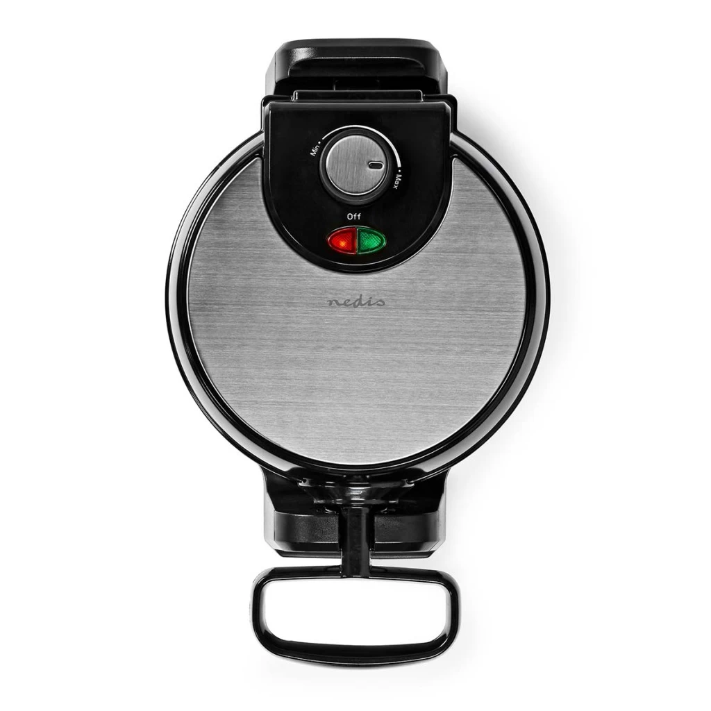 Nedis KAWP220FBK Wafelijzer Belgische Wafels 17 Cm 1000 W Automatische Temperatuurregeling Abs / Roestvrij Staal 6 Nedis KAWP220FBK Wafelijzer Belgische Wafels 17 Cm 1000 W Automatische Temperatuurregeling Abs / Roestvrij Staal - Afbeelding 4