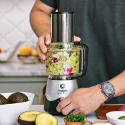 NutriBullet Magic Bullet Kitchen Express Keukenmachine Zilver/Zwart -Bosch Winkel NutriBullet Magic Bullet Kitchen Express Keukenmachine ZilverZwart 2