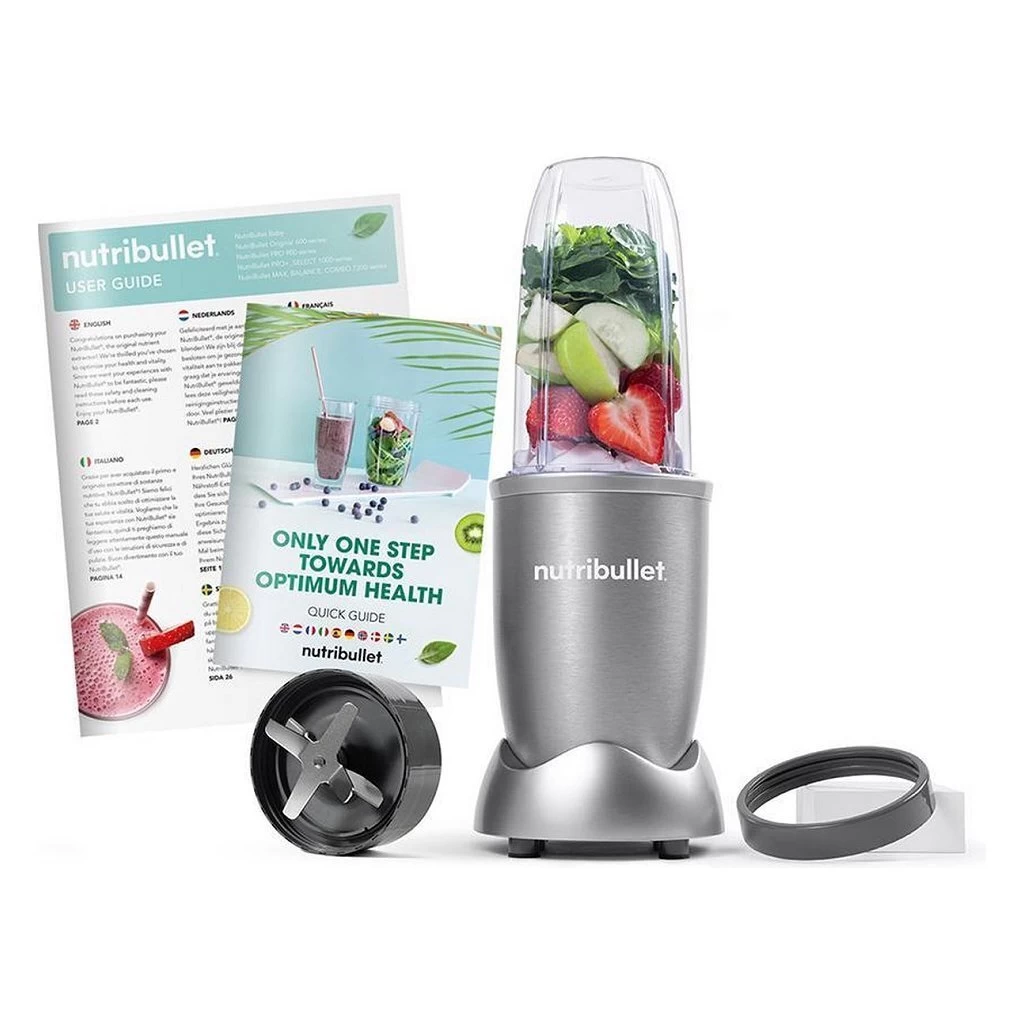 NutriBullet Pro Blender 900W Zilver 4 NutriBullet Pro Blender 900W Zilver - Afbeelding 2