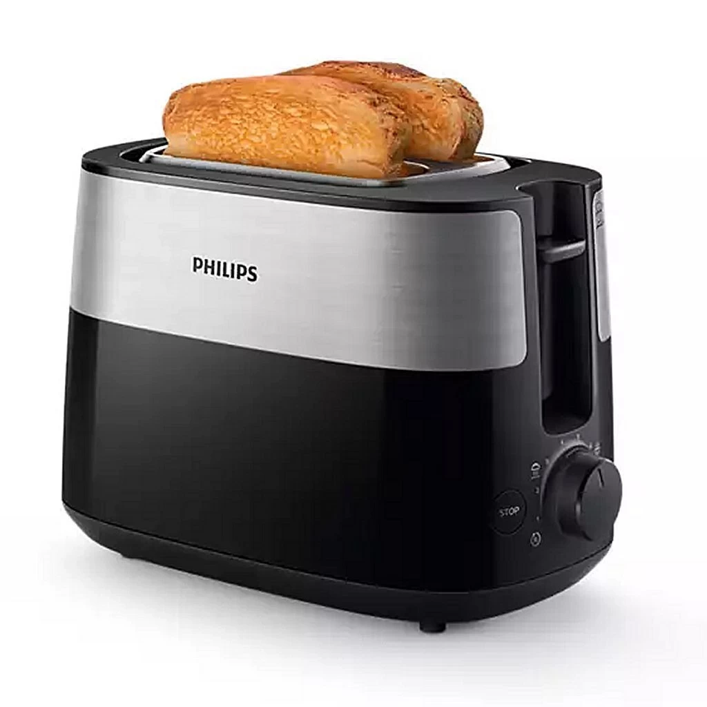 Philips HD2516/90 Daily Collection Broodrooster RVS/Zwart 3 Philips HD2516/90 Daily Collection Broodrooster RVS/Zwart