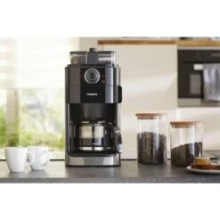 Philips HD7769/00 Grind And Brew Koffiezetapparaat Zwart/RVS -Bosch Winkel Philips HD776900 Grind and Brew Koffiezetapparaat ZwartRVS 2